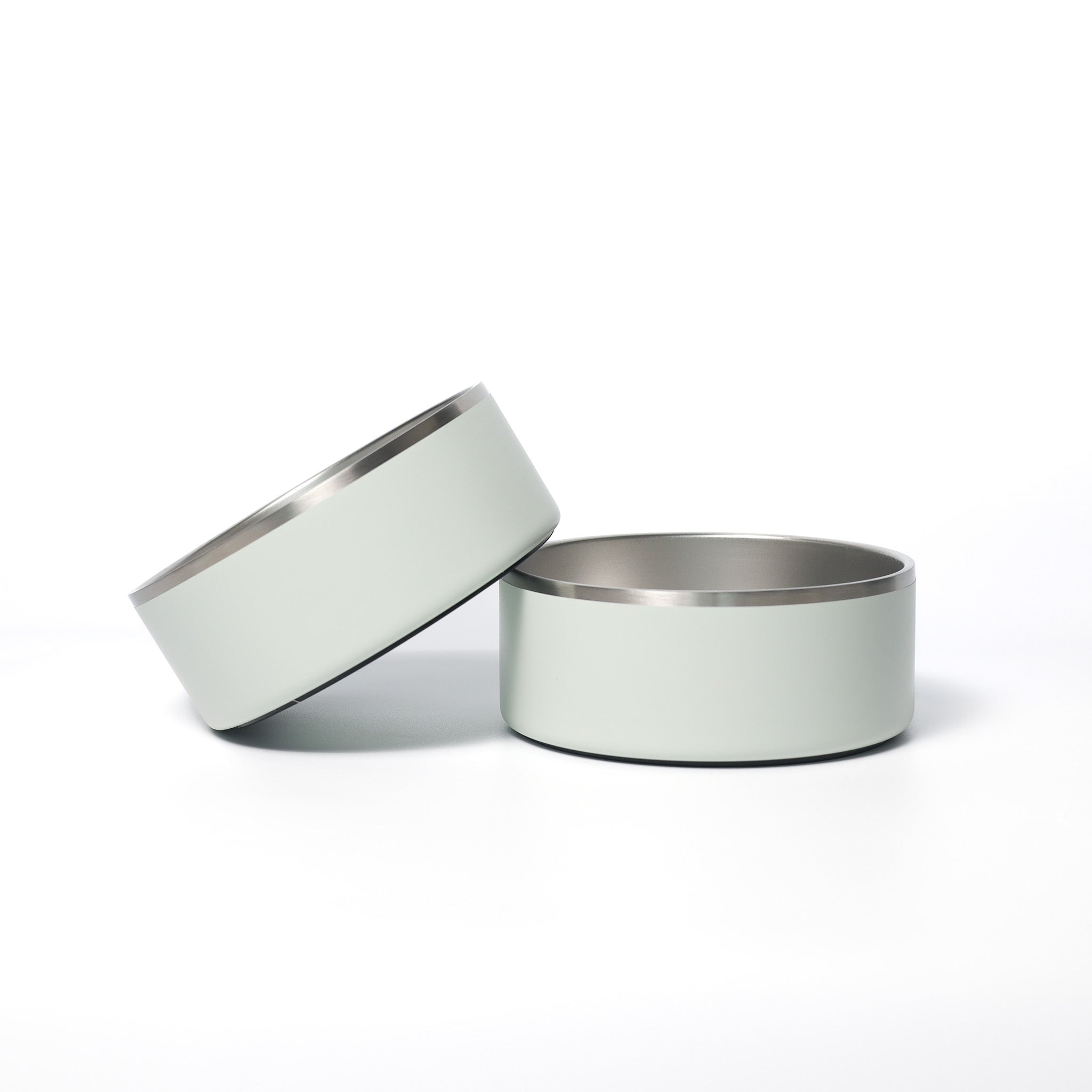 16oz Stainless Steel Bowl Set (Sea Salt) - Pups & Bubs