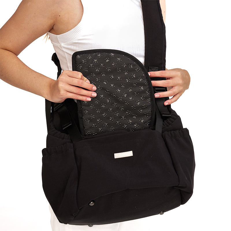 Carry Me Crossbody Pet Carrier (Black)