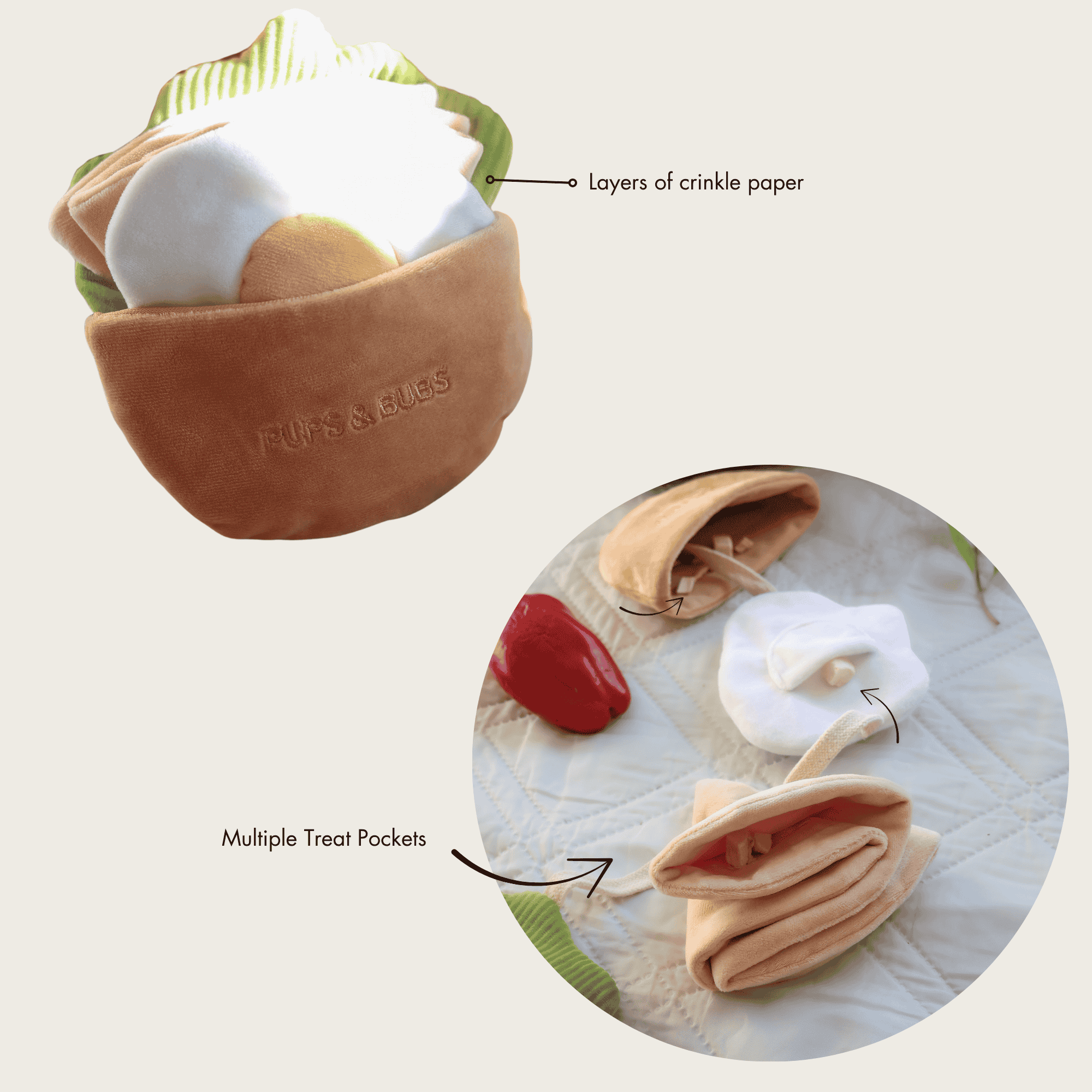 Pita Pocket Nosework Toy