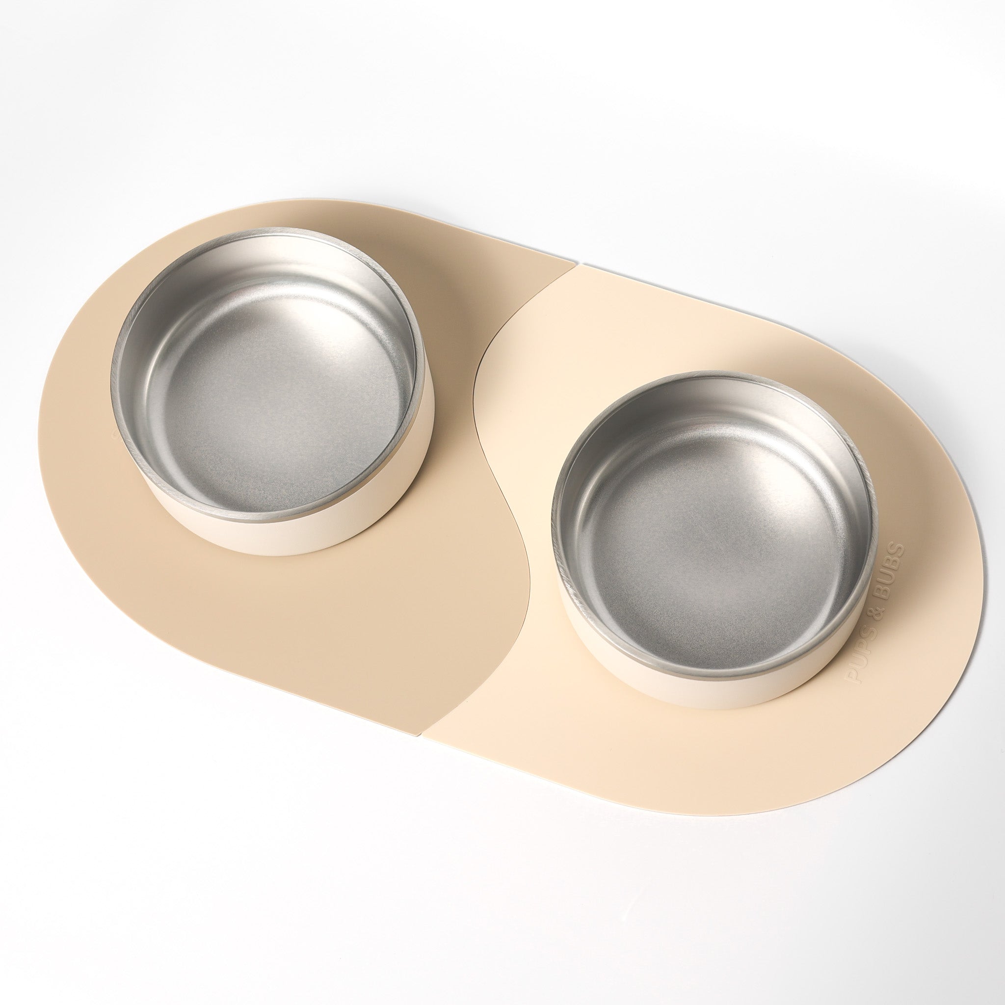 Bowl & Puzzle Placemat Set (Coconut + Affogato) - Pups & Bubs
