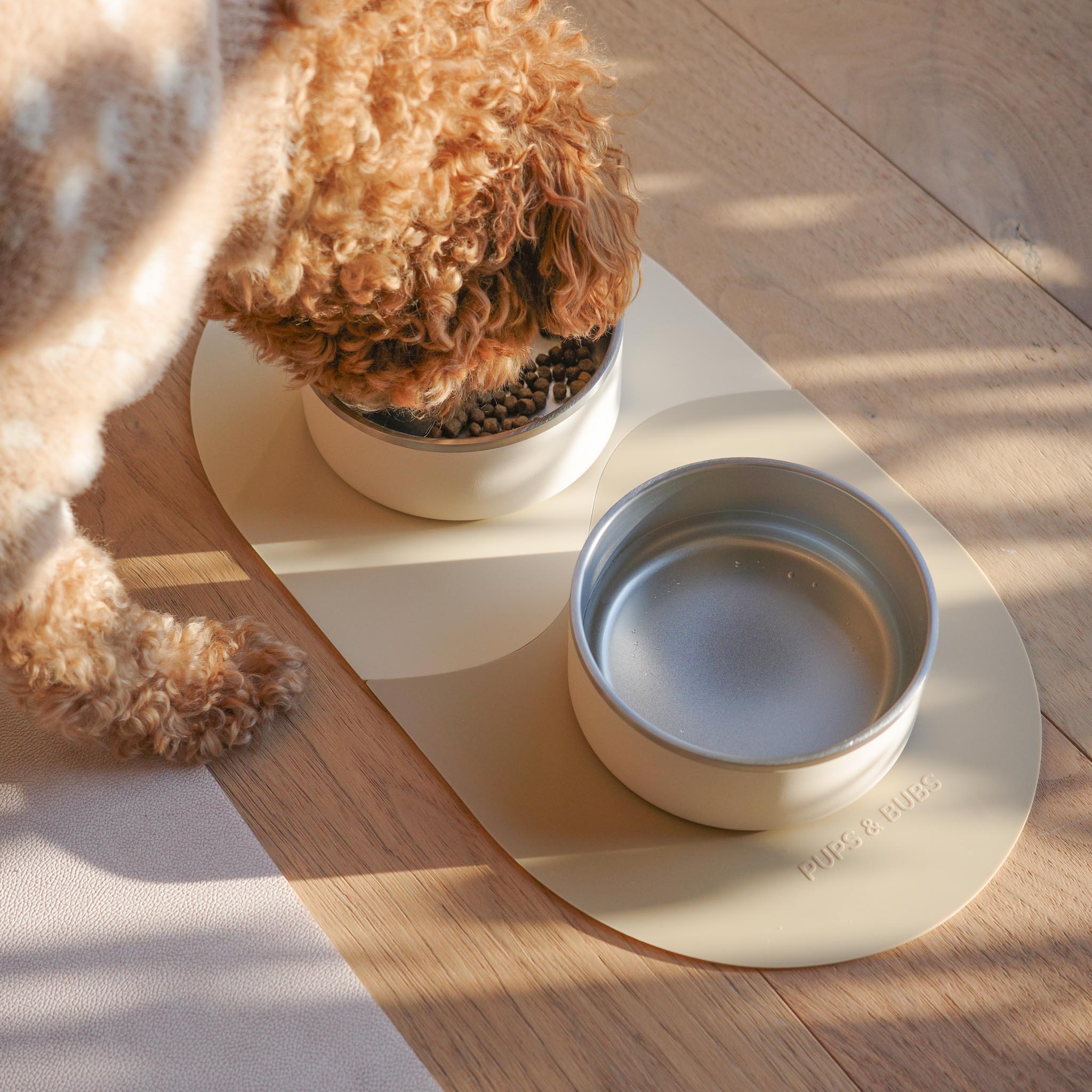 Bowl & Puzzle Placemat Set (Coconut + Affogato) - Pups & Bubs