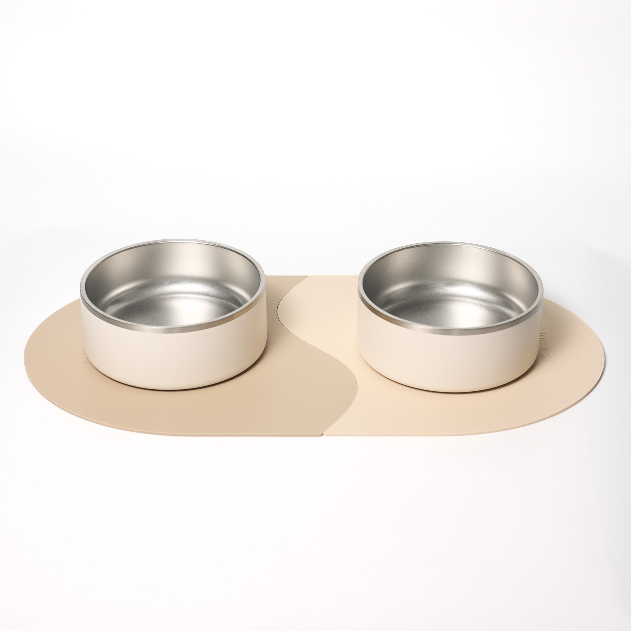 Bowl & Puzzle Placemat Set (Coconut + Affogato) - Pups & Bubs