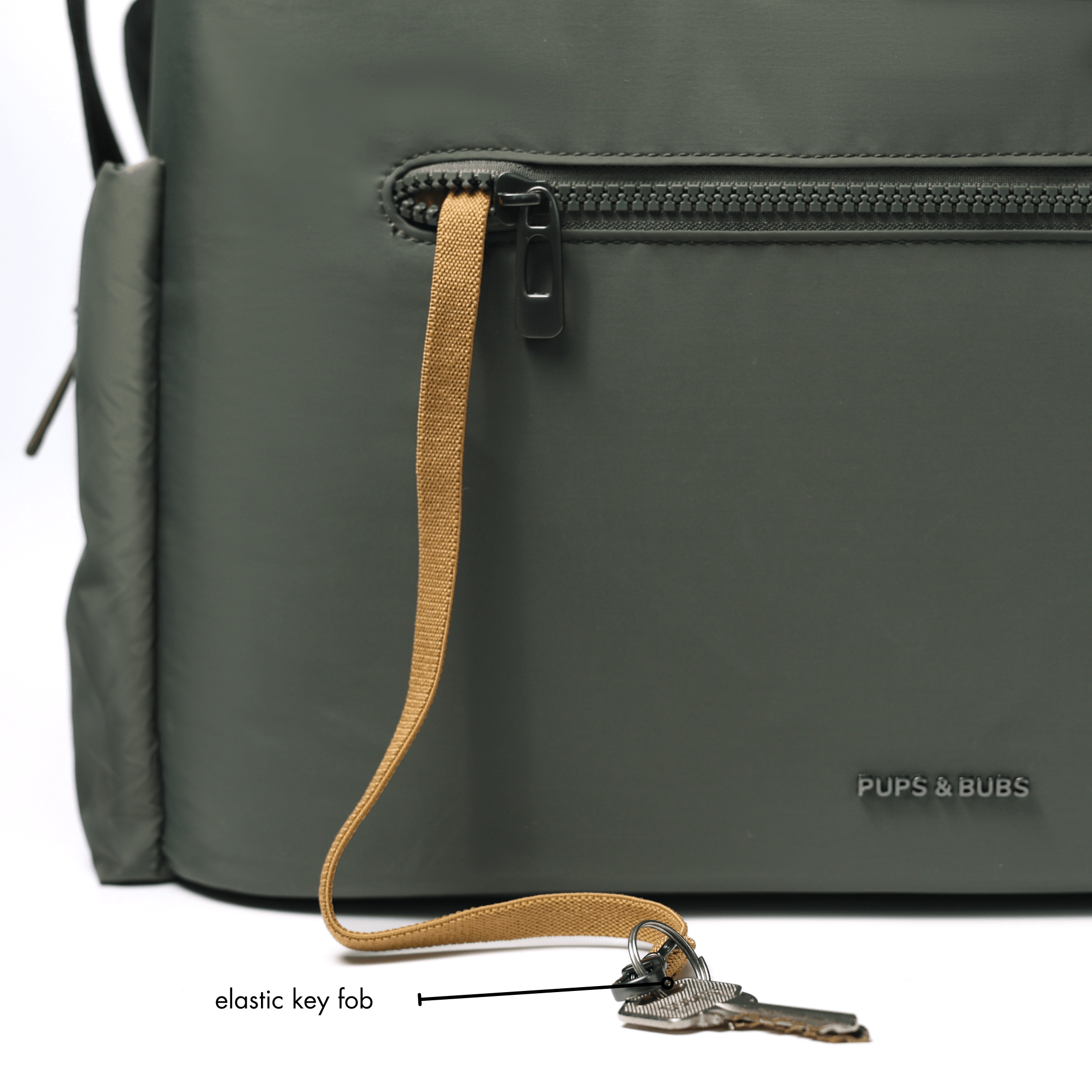 Breeze Picnic & Stroller Bag w/ Travel Mat (Olive) - Pups & Bubs
