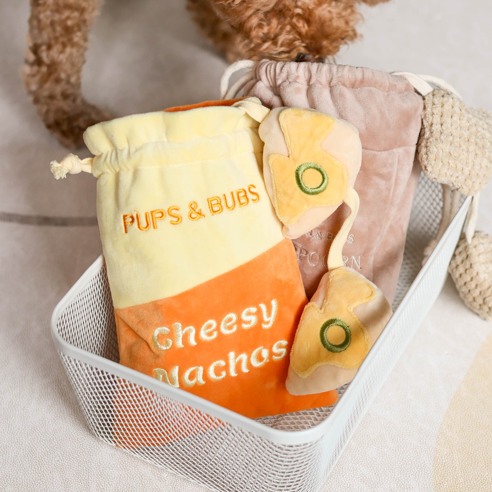 Cheesy Nachos Nosework Toy - Pups & Bubs