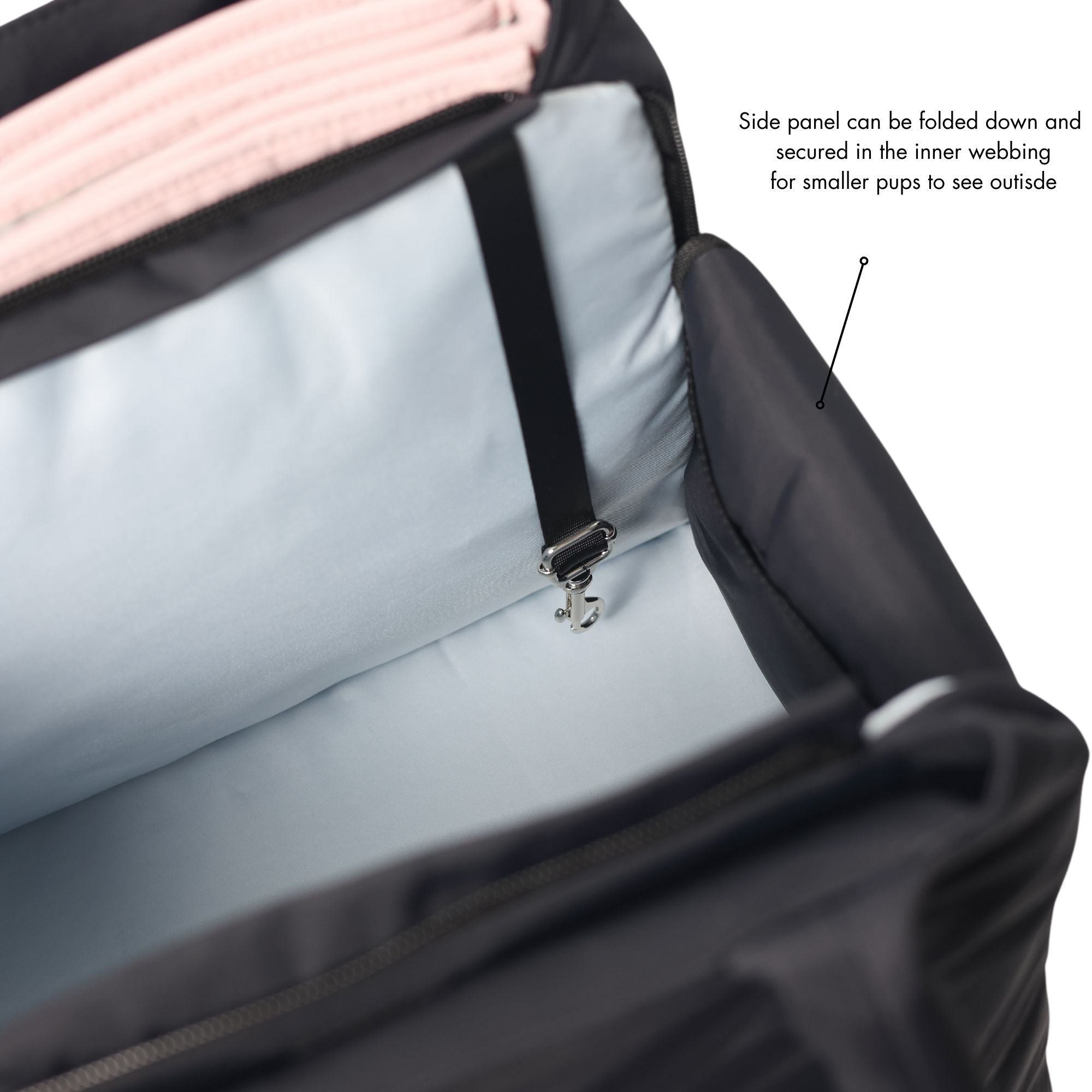 Destination Pet Carrier Tote (Black) - Pups & Bubs
