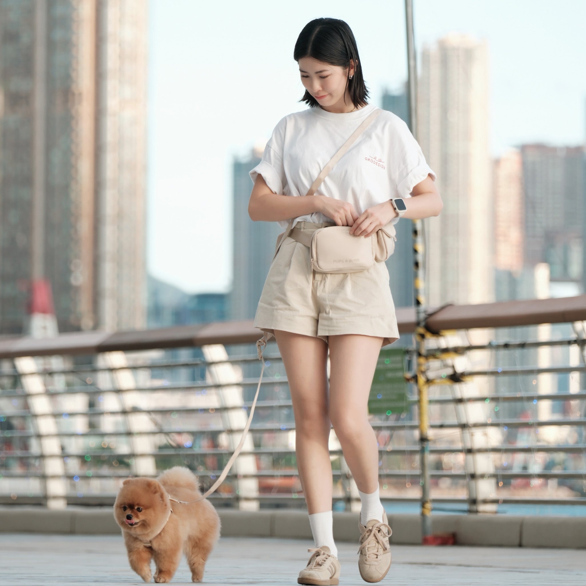 Essentials Belt Bag (Black) - Pups & Bubs