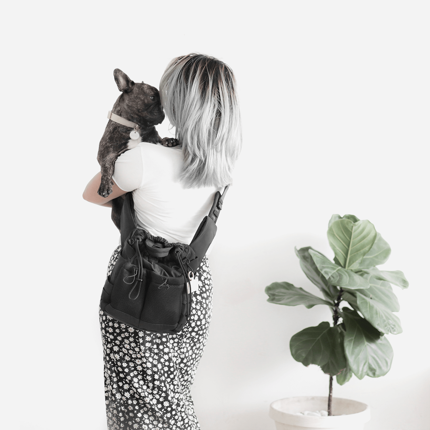 Everyday Dog Walking Bag (Black) - Pups & Bubs