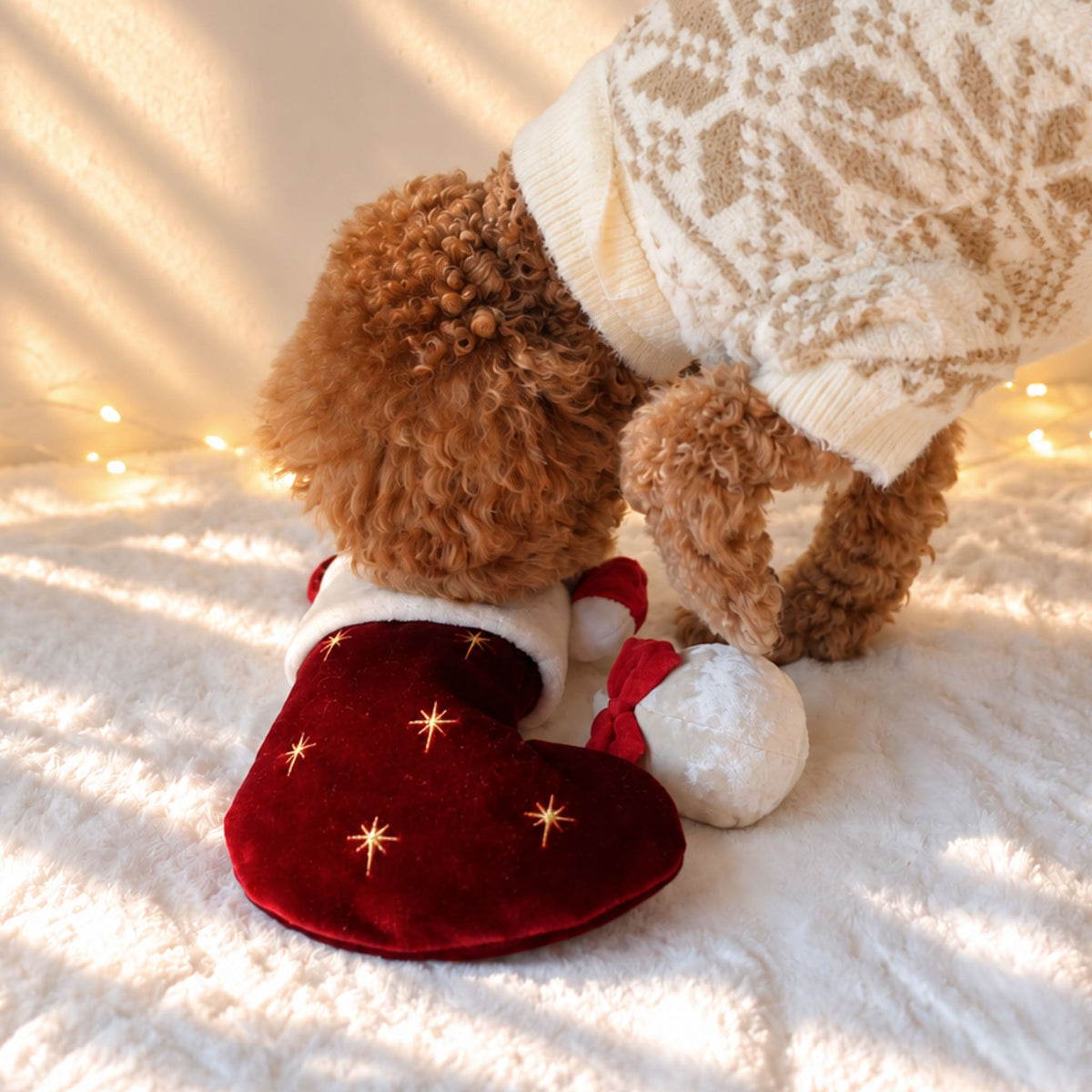 Holiday Stocking Nosework Toy (3-Piece Set) - Pups & Bubs