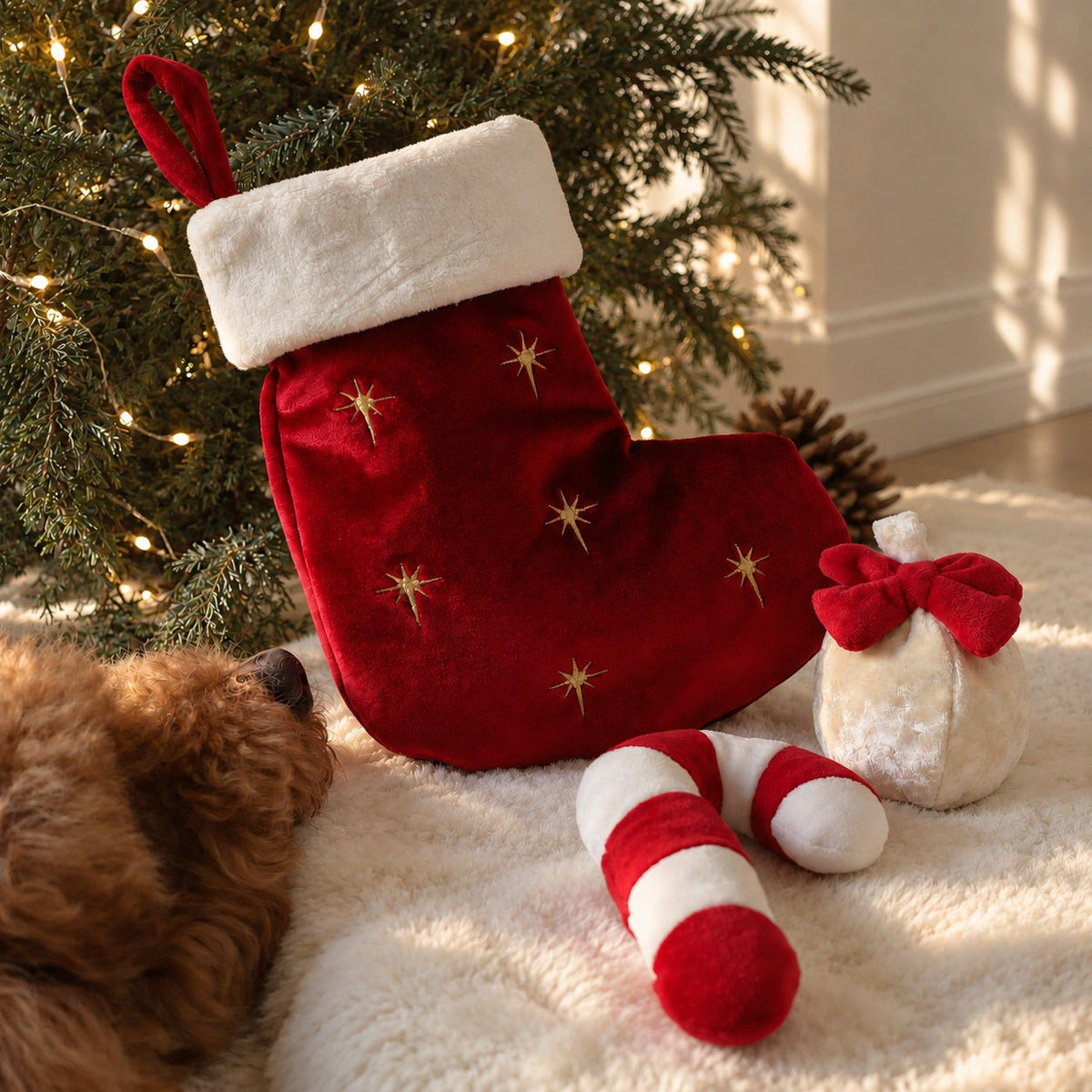 Holiday Stocking Nosework Toy (3-Piece Set) - Pups & Bubs