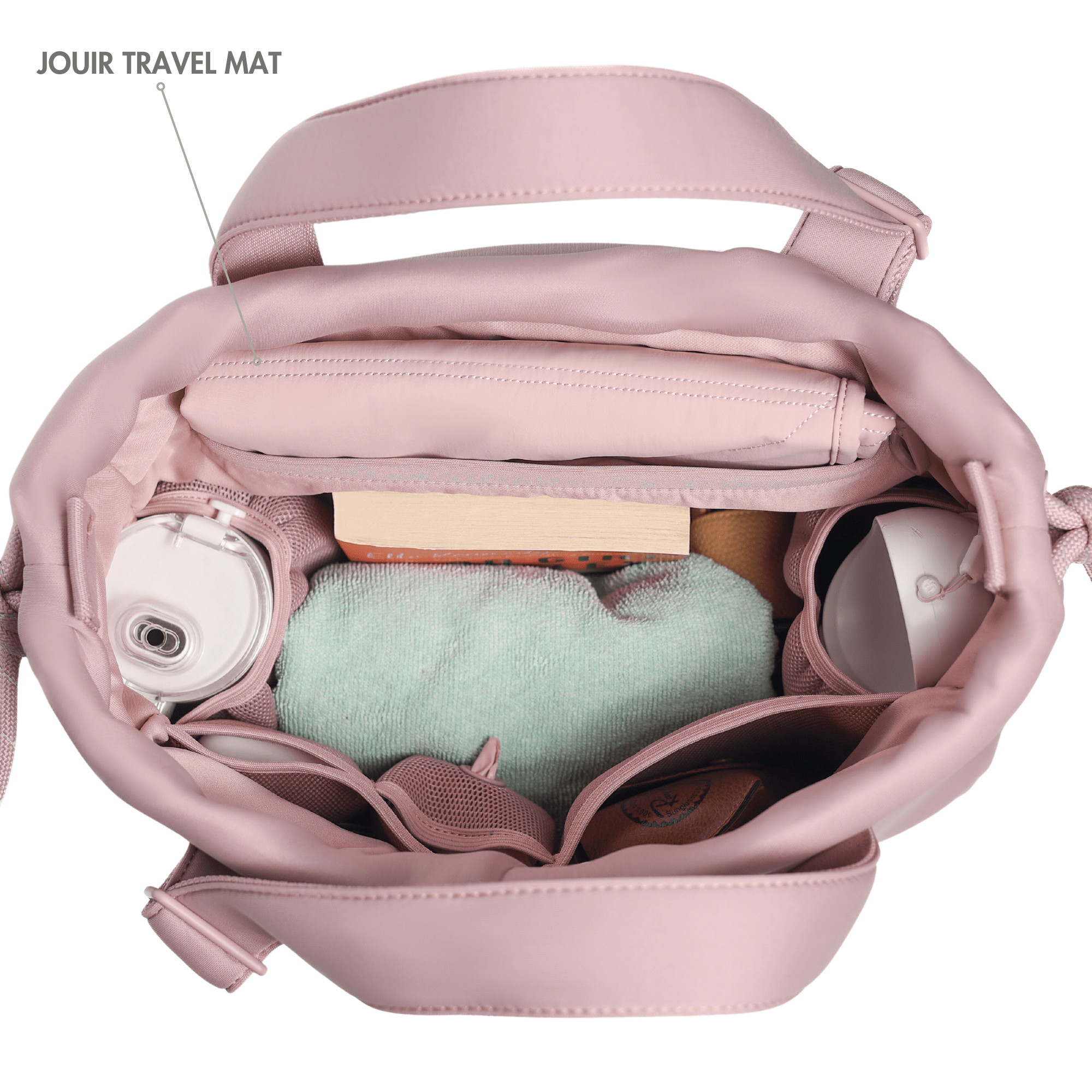 Jouir Travel Mat (Rose) - Pups & Bubs