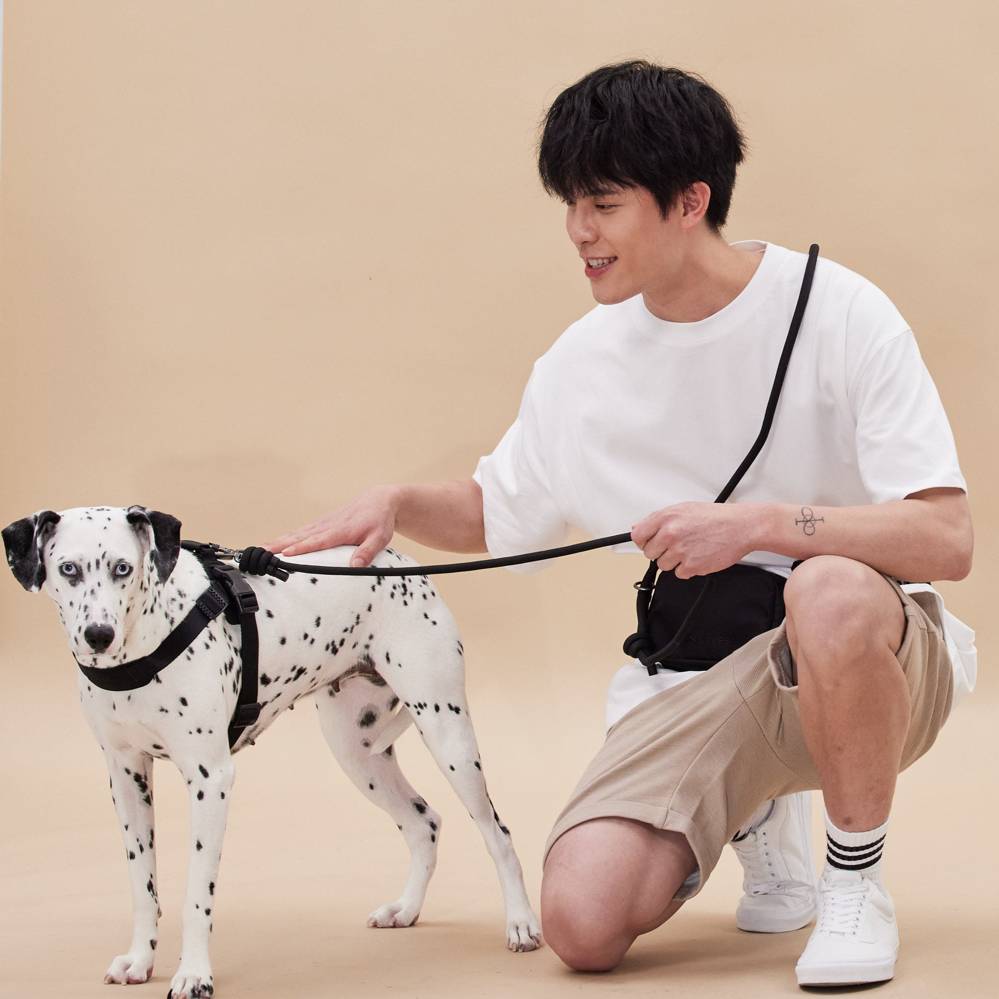 Rover Rope Leash (Black) - Pups & Bubs
