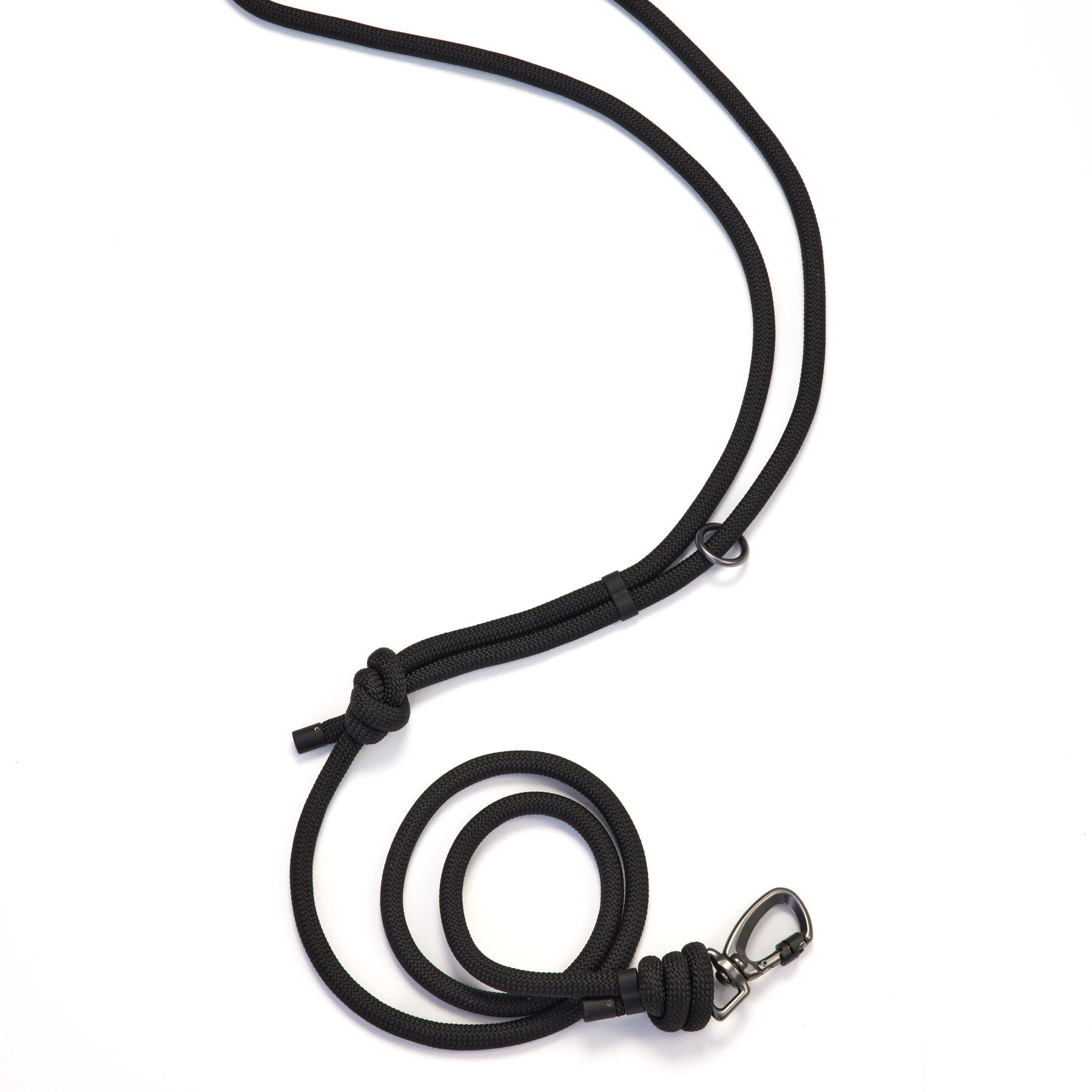 Rover Rope Leash (Black) - Pups & Bubs