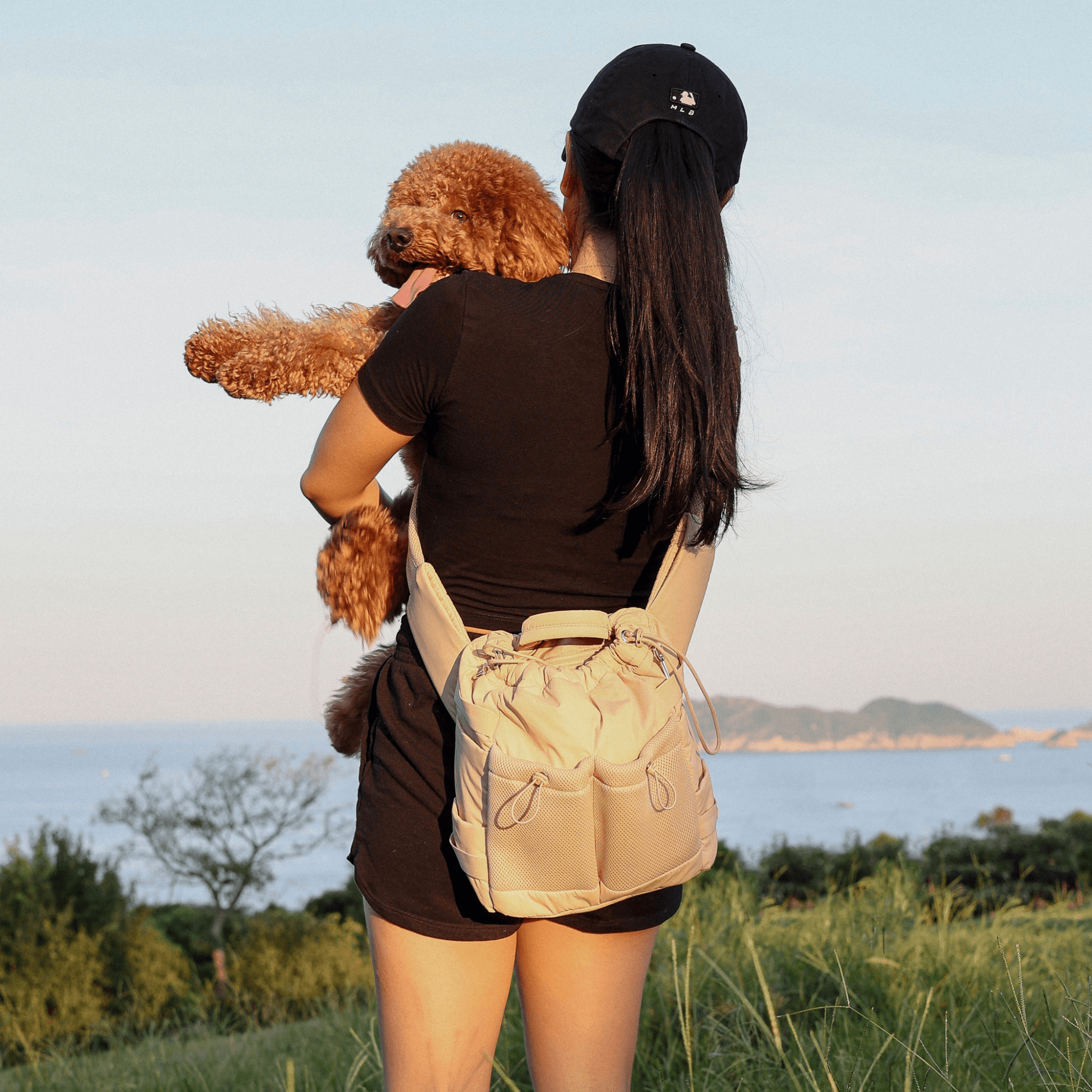 Everyday Dog Walking Bag (Latte) - Pups & Bubs