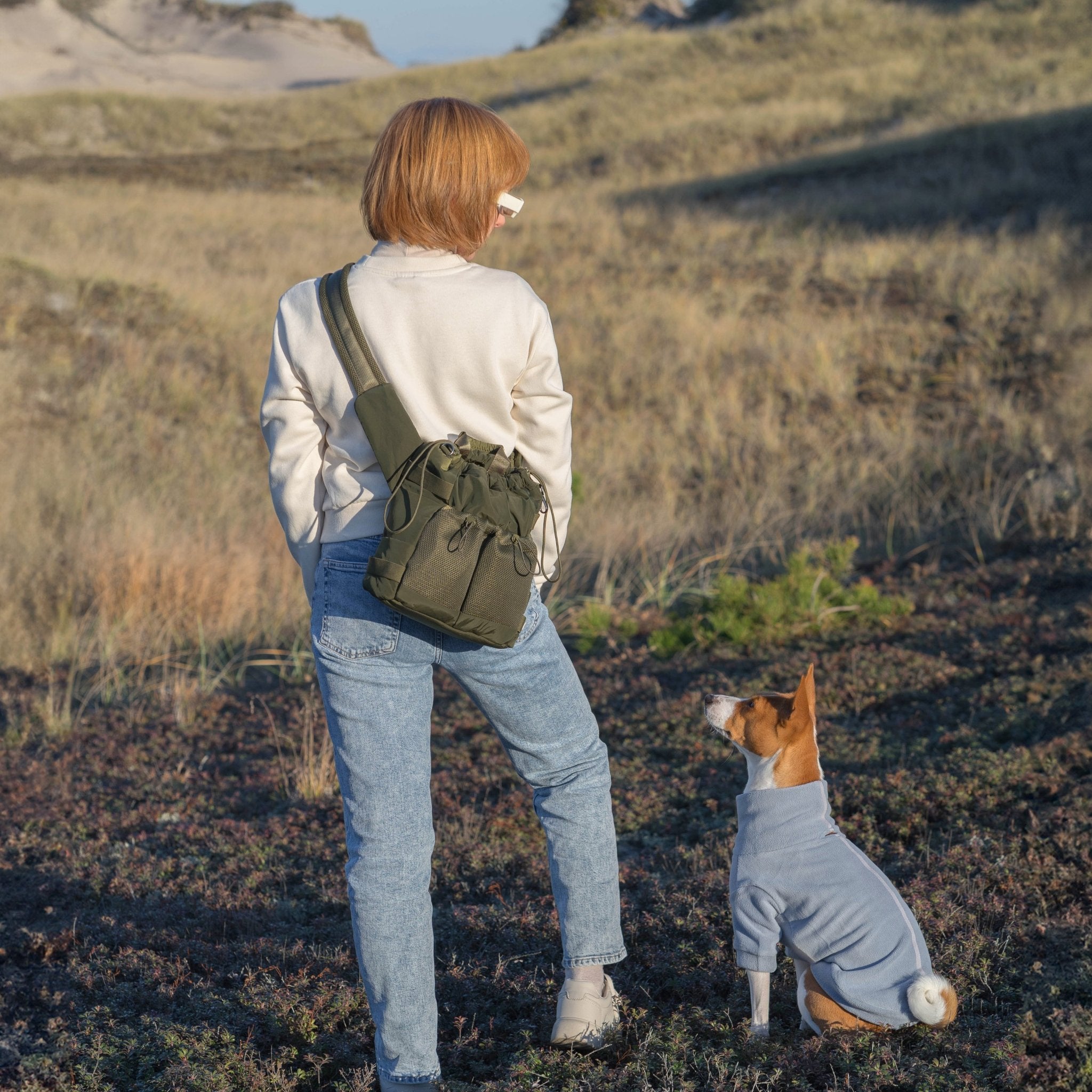 Everyday Dog Walking Bag (Olive) - Pups & Bubs