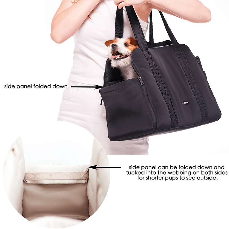 Everywhere Convertible Tote Bag Pet Carrier (Sand) - Pups & Bubs