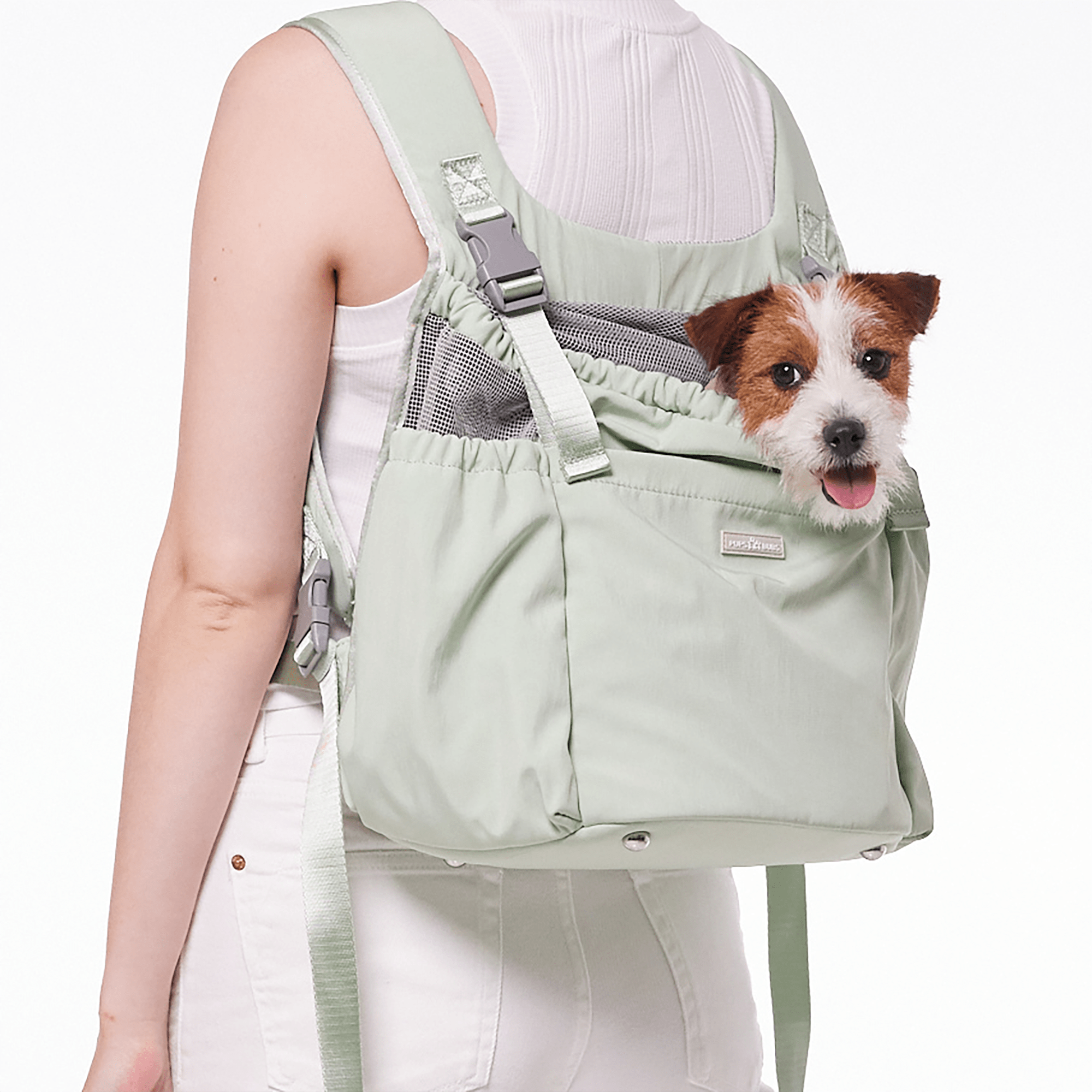 Let's Adventure Pet Carrier / Front & Backpack (Mint Green) - Pups & Bubs