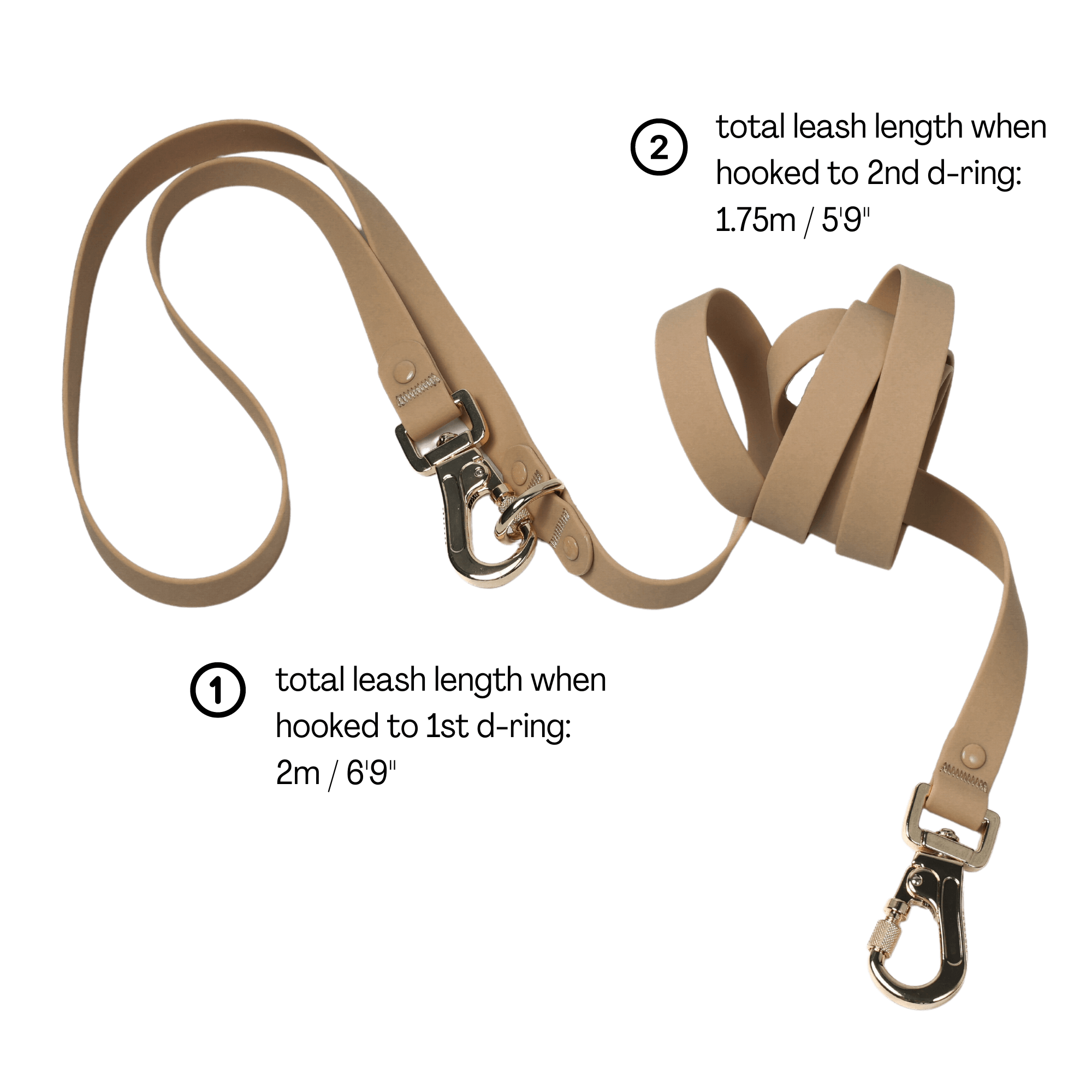 Roam Multi-Way Leash MAX (Desert) - Pups & Bubs