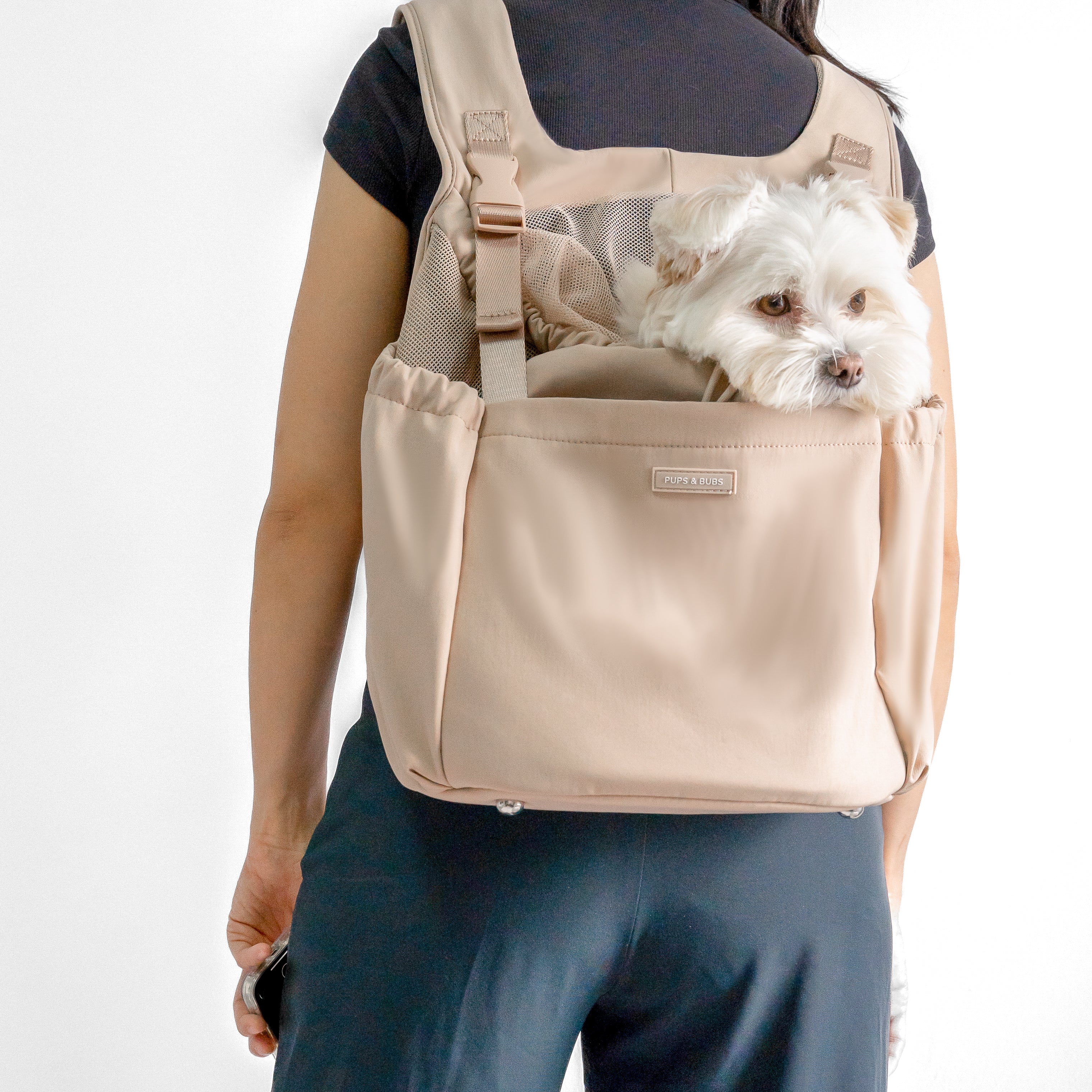 [NEW] Let's Adventure Pet Carrier / Front & Backpack (Desert)