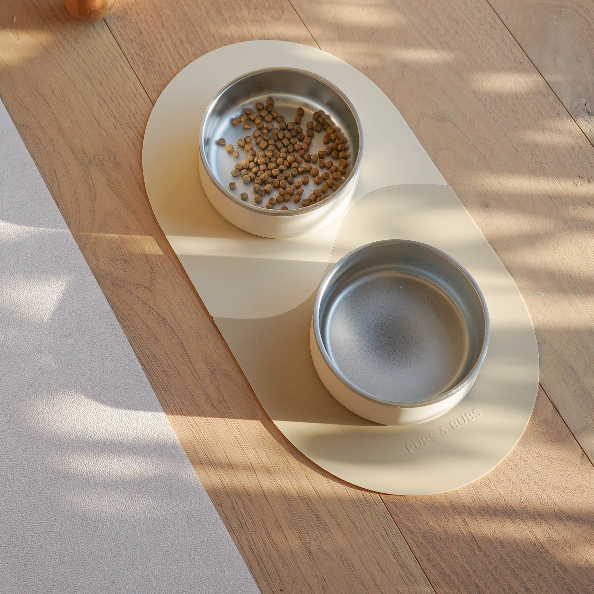 Bowl & Puzzle Placemat Set (Coconut + Affogato) - Pups & Bubs