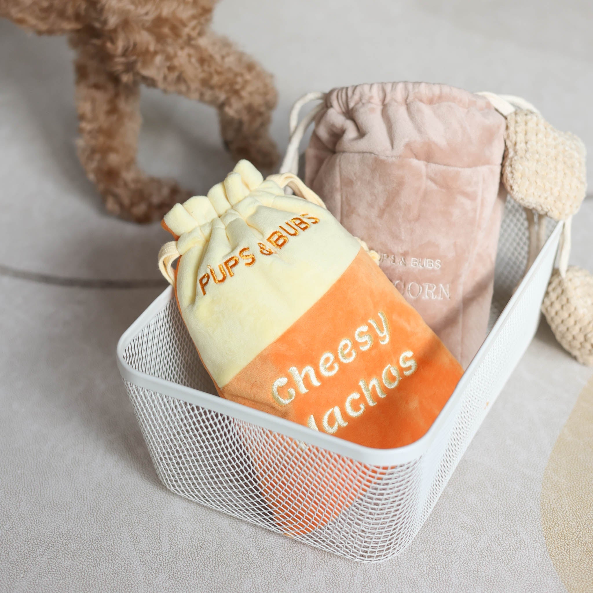 Cheesy Nachos Nosework Toy - Pups & Bubs
