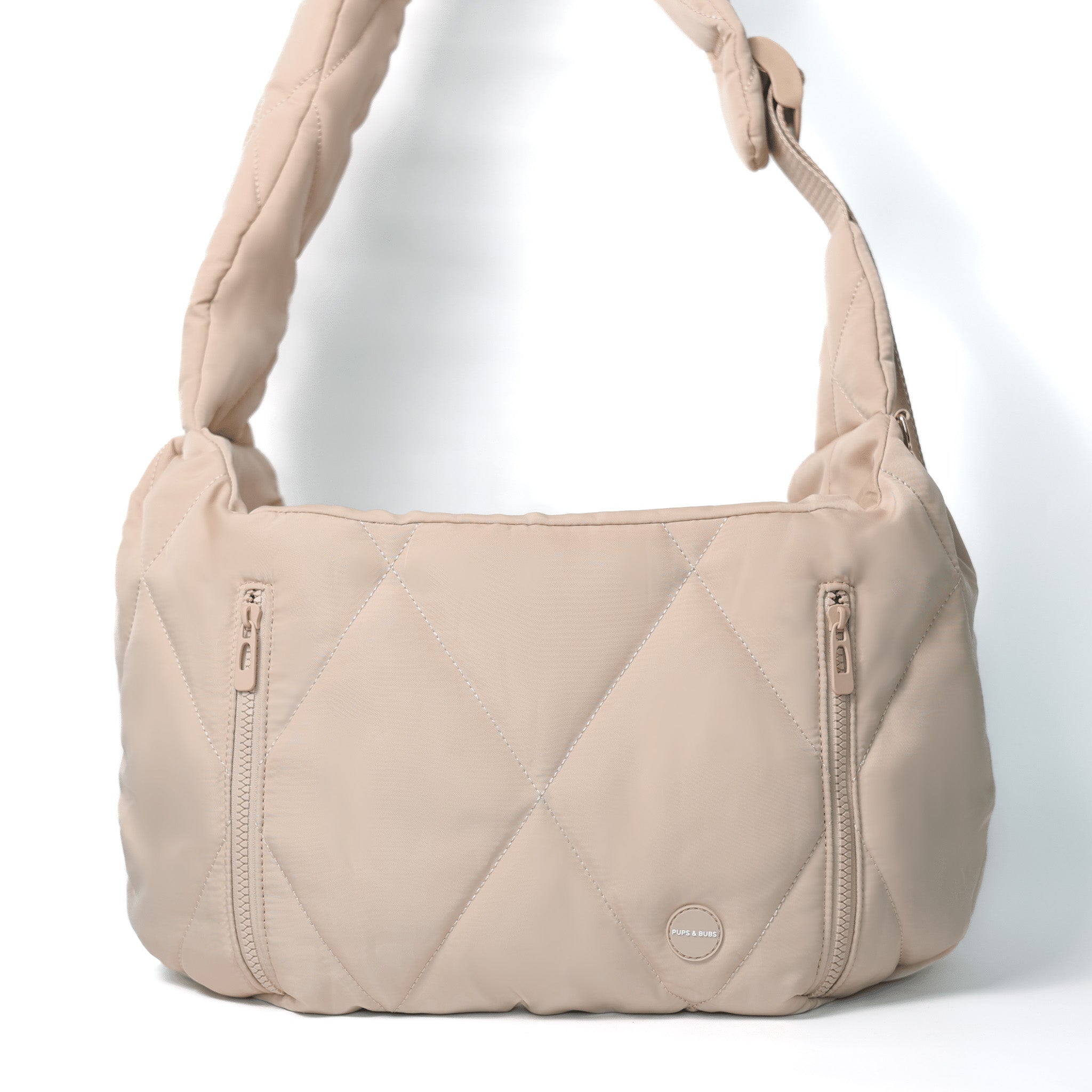 Cloud Crossbody Pet Carrier (Latte) - Pups & Bubs