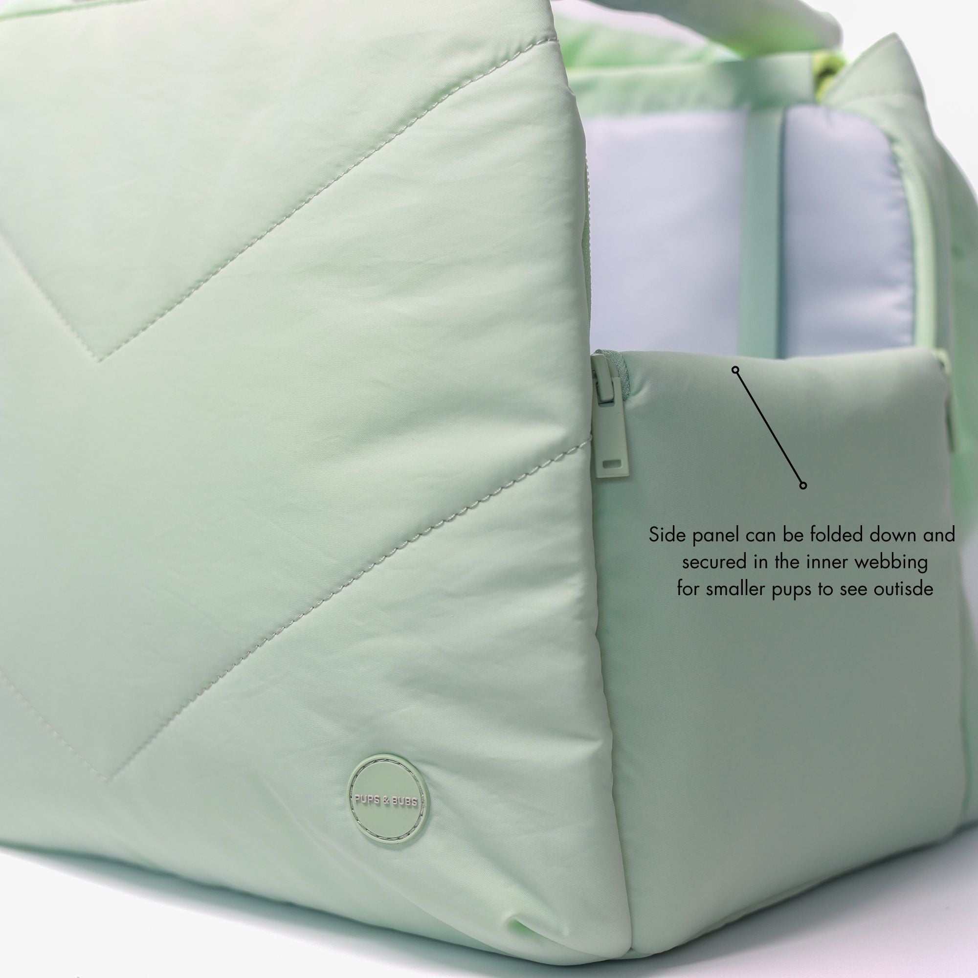 Destination Pet Carrier Tote (Mint) - Pups & Bubs