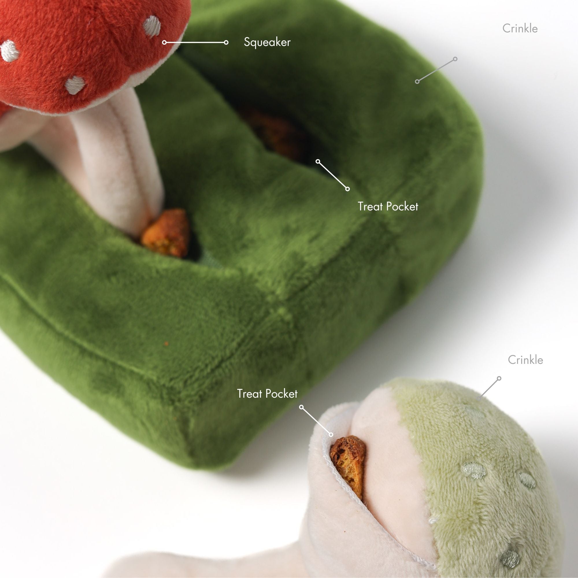 Forest Mushroom Nosework Toy - Pups & Bubs