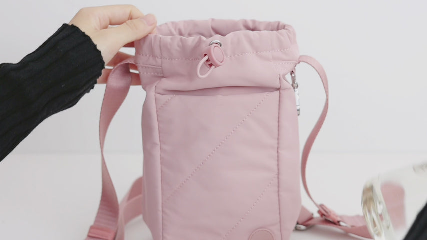 Amble Bottle Bag (Dusted Pink)