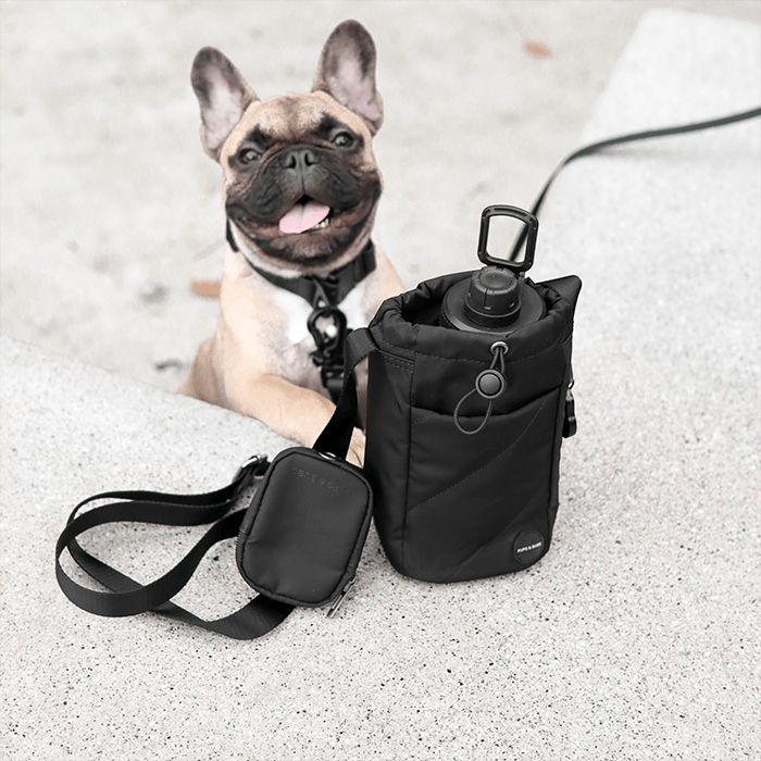 Amble Bottle Bag (Black) - Pups & Bubs