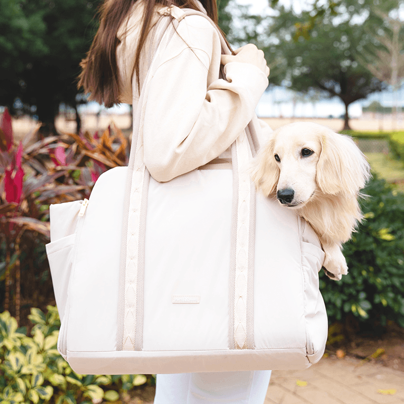 The Everyday Pet Tote in Beige