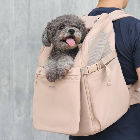 [New] Traveler Pet Carrier Backpack (Desert) - Pups & Bubs