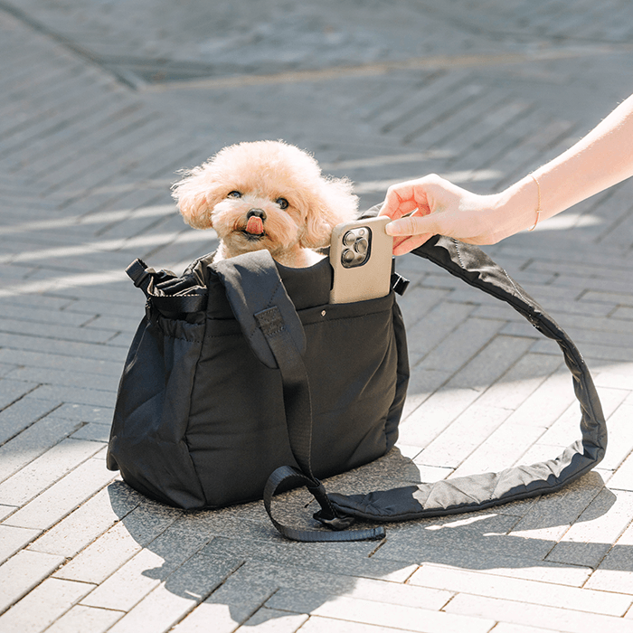 Snuggle Petite Pet Carrier (Black) - Pups & Bubs