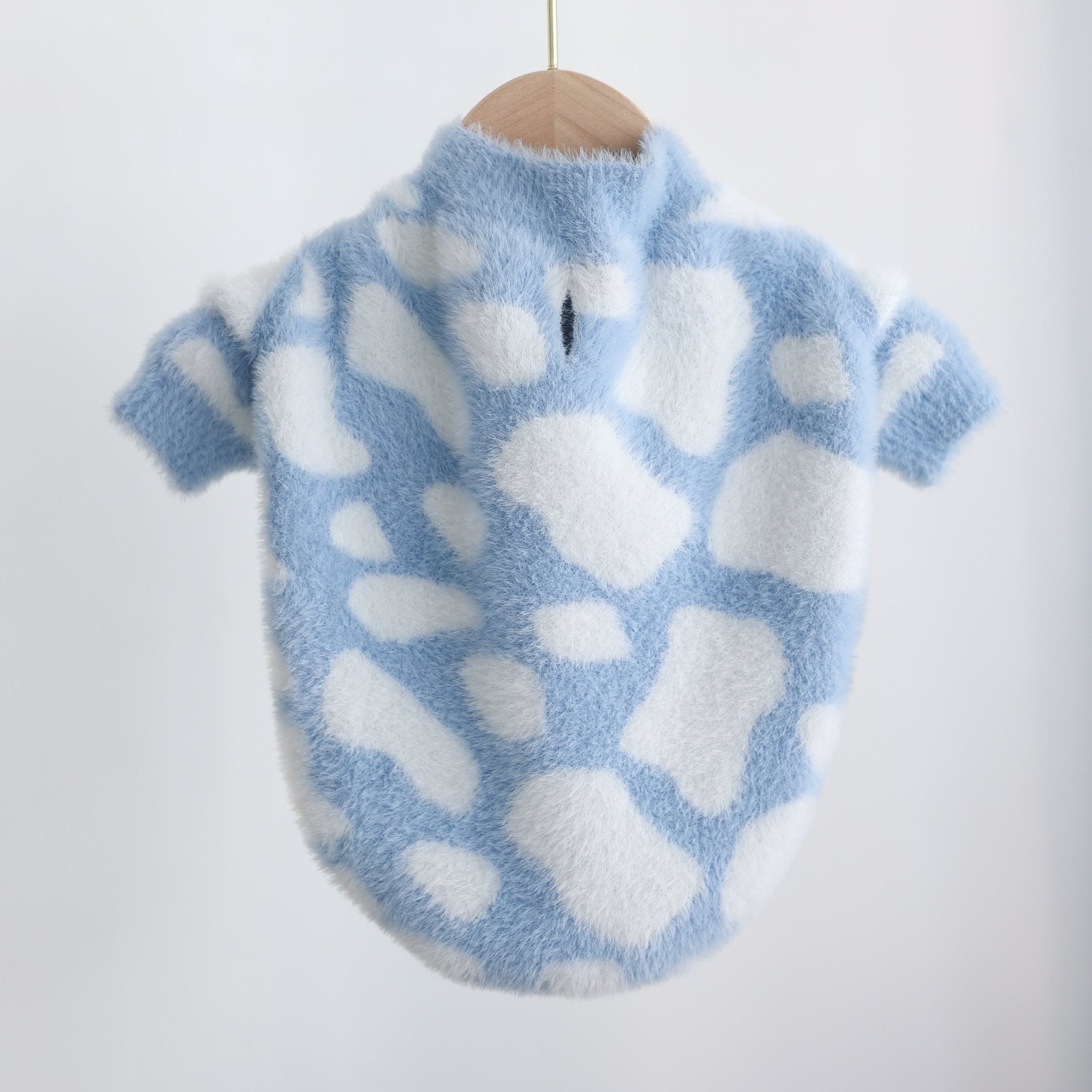 Soft Cloud Sweater (Cloud) w/ Leash Opening - Pups & Bubs