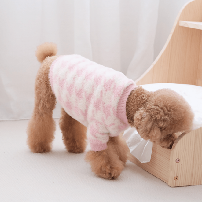 Soft Cloud Sweater (Jolie) w/ Leash Opening - Pups & Bubs